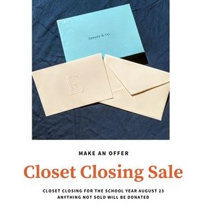 HP! Vintage Embossed Tiffany & Co. Stationery